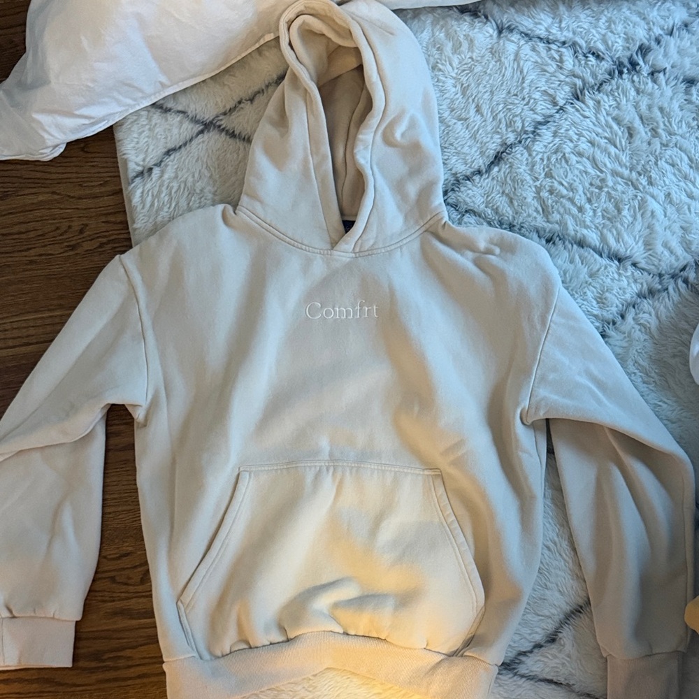 Comfrt Cream Hoodie for Women